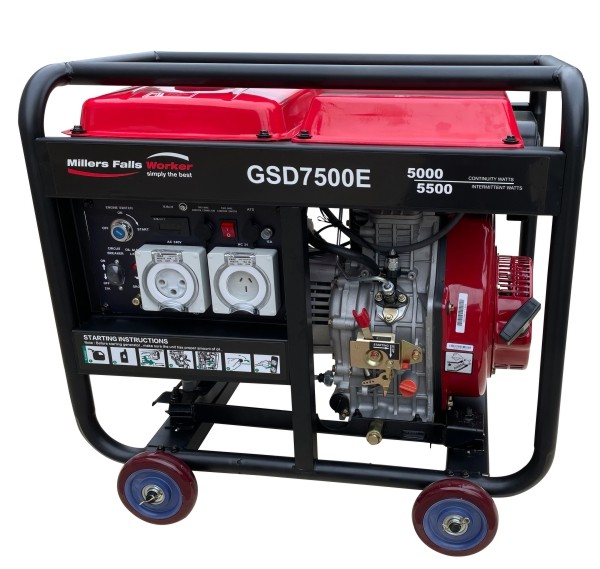 6.8kVa DIESEL OPEN-FRAME GENERATOR